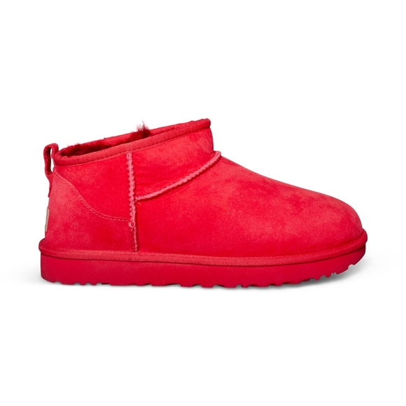 UGG Mini Bootie Ankle Boots in Red - Picture 2 of 6
